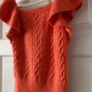 Women's Coral Cable Knit Sweater